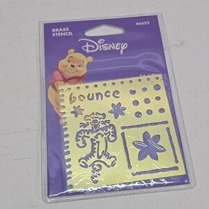 Disney Winnie the Pooh Tigger Brass Stencil Plaid 46622 New